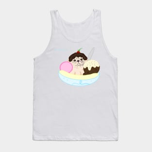 Hot Pug Sundae Tank Top